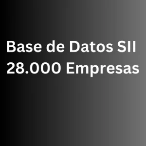 base de datos empresas sii chile