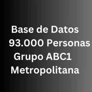 base de datos personas abc1 chile metropolitana santiago