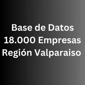 base de datos empresas valparaiso